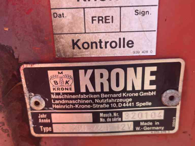 Rugger / Hark / Zwadhark Krone KS 380-420 12 hark, zwiller, rugger, weidebouwmachines