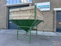 Opslagbunker  Aardappelbunker met houten opbouw