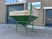 Opslagbunker  Aardappelbunker met houten opbouw