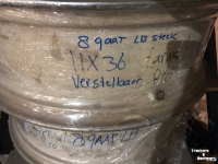 Wielen, Banden, Velgen & Afstandsringen Titan 11x36 en 14x24 nieuwe verstelbare velgen