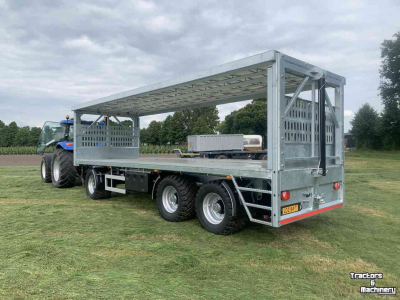 Vierwielige wagen / Landbouwwagen Heuvelmans Hefdakwagen 30 ton