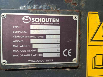 Voerverdeelwagen  / Voerdoseerwagen Schouten MDW 190 Quickfeed voerdoseerwagen