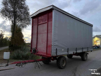 Transport zeilwagen / Oogstwagen  Oogstwagen - Zeilenwagen 600x250 4 wiel gestuurd