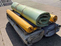 Overige landbouwtransportmachines en toebehoren  Partij bodemmatten en stopshocks