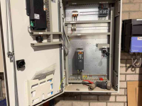 Beregeningspomp Rovadi Duivelaar 5,5 KW pompinstallatie frequentie geregeld