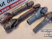 Gebruikte onderdelen van tractoren Holder Aandrijfas / Drive shaft / Tussenas / Intermediate shaft