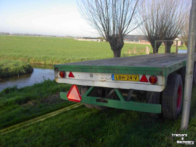 Vierwielige wagen / Landbouwwagen Broshuis Aanhanger