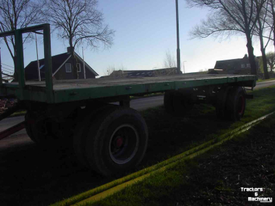 Vierwielige wagen / Landbouwwagen Broshuis Aanhanger