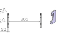 Overige bouwmachines, grondverzetmachines en toebehoren Qmac HAKENSET: KRAMER 312,320,380,580,750,850