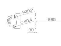 Overige bouwmachines, grondverzetmachines en toebehoren Qmac Aanlashaken voor KRAMER -312-320-380-580-750-850