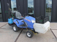 Compact tractor Iseki SXG216H diesel hydrostaat minitrekker met Weedmaster onkruidkoker heetwatermachine