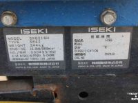 Compact tractor Iseki SXG216H diesel hydrostaat minitrekker met Weedmaster onkruidkoker heetwatermachine