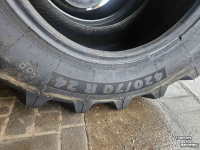Wielen, Banden, Velgen & Afstandsringen Michelin 420/70R24 Omnibib. Demo-set!