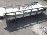 Transportband  Ontwateringsband RVS frame 220x55cm