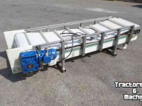Transportband  Ontwateringsband RVS frame 220x55cm