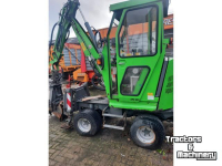 Bandenkraan / Graafmachine op wielen Hansa Hansa APZ331 Grafdelver Kraan
