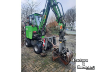 Bandenkraan / Graafmachine op wielen Hansa Hansa APZ331 Grafdelver Kraan