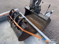 Mini-graver / Mini-graafmachine Volvo EC 35D kraan + Hulco machinetransporter