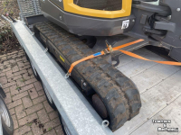 Mini-graver / Mini-graafmachine Volvo EC 35D kraan + Hulco machinetransporter