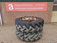 Wielen, Banden, Velgen & Afstandsringen  Set dubbelluchtbanden