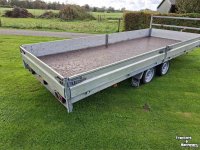 Auto-aanhangwagen t/m 3500 Kg Hapert Hapert azure 5x2 plateauwagen/aanhanger.