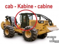 Bulldozer Caterpillar Kabine voor 525D 535D 545D 555D