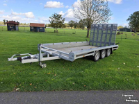 Auto-aanhangwagen t/m 3500 Kg Hulco Hulco Terrax-3 machinetransporter 3500kg,