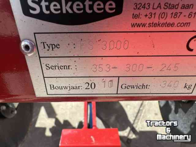Schoffelmachine / Schoffelbalk Steketee steketee fs 3000