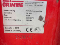 Pootmachine Grimme GL 420 aanaardkap