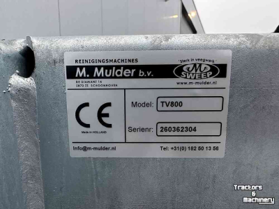 Veegmachine Mulder Sweep TV800