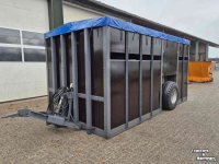 Overige landbouwtransportmachines en toebehoren  Veewagen 4x2m hydraulisch zakken heffen