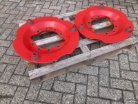 Tractor / Trekker Fendt adapterplaten wielgewichten 10 gats