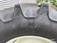 Wielen, Banden, Velgen & Afstandsringen BKT Agrimax Banden 480/70R34 en 380/70R24 Verstelbare Velgen