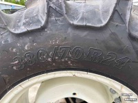 Wielen, Banden, Velgen & Afstandsringen BKT Agrimax Banden 480/70R34 en 380/70R24 Verstelbare Velgen