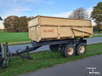 Kipper / Kiepwagen / Landbouwkipper Agromet T046 tandemas kipper in goede staat