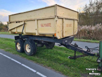 Kipper / Kiepwagen / Landbouwkipper Agromet T046 tandemas kipper in goede staat