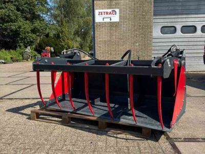 Voorladerbak  GRONDBAK GRIJPBAK GRIJPER 180 CM EURO MULTIBAK PELIKAANBAK