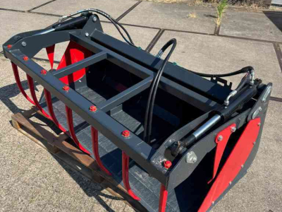 Voorladerbak  GRONDBAK GRIJPBAK GRIJPER 180 CM EURO MULTIBAK PELIKAANBAK