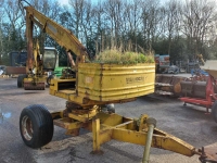 Bandenkraan / Graafmachine op wielen Visanocar 700