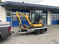 Mini-graver / Mini-graafmachine Caterpillar 301.8 Next Gen incl aanhanger