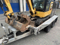 Mini-graver / Mini-graafmachine Caterpillar 301.8 Next Gen incl aanhanger