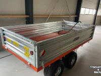 Kipper / Kiepwagen / Landbouwkipper  Kipper mini compact tractor 2,5 ton Max tandemstel