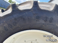 Wielen, Banden, Velgen & Afstandsringen Mitas Set Mitas Banden 600/65R38 & 480/65R28 AC65 Vaste Velgen