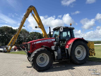 Tractor / Trekker Massey Ferguson 6490 met herder MBK503LSH