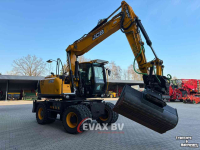 Bandenkraan / Graafmachine op wielen JCB JS 145 WT SV