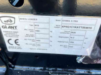 Shovel / Wiellader / Kniklader Giant G1500 L X-TRA