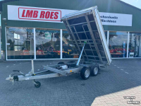 Auto-aanhangwagen t/m 3500 Kg Henra KP27-3318   aanhanger kiep aanhangwagen  3 zijdig kipper