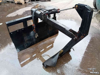 Balenklem  Balenklem, Pakkenklem, boven-over, JCB aansluiting