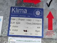 Klimatiseringsapparatuur  Klima DLM-12aaLD Lownoise Axiaalventilatoren 1.5KW