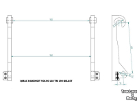 Overige aanbouwdelen en toebehoren Qmac HAKENSET: VOLVO L50 L60 L70 L90 (40MM)